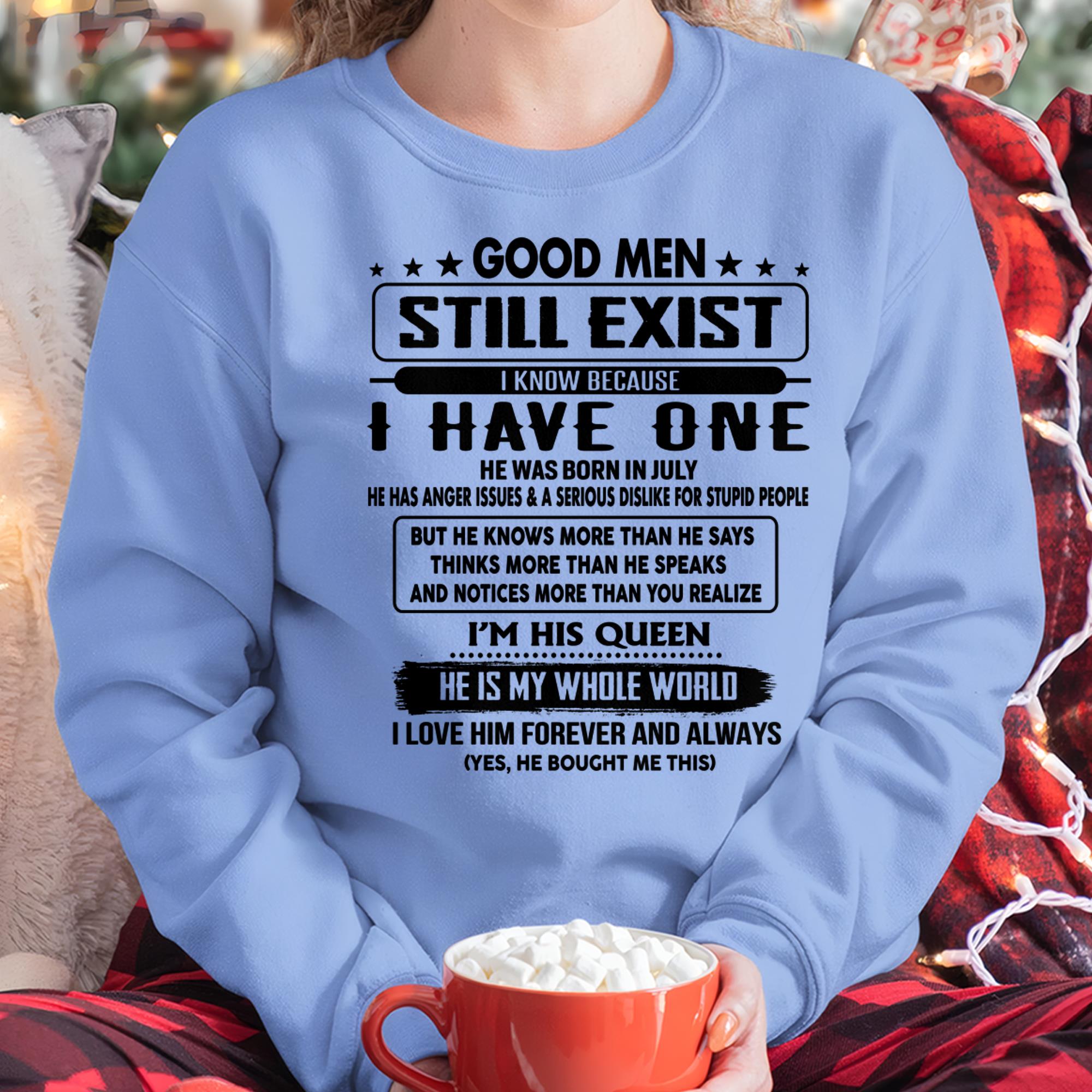 July - Good men Still Exist - gift for your girlfriend, wife from Husband - NGHL07 (SKU-GM-07)