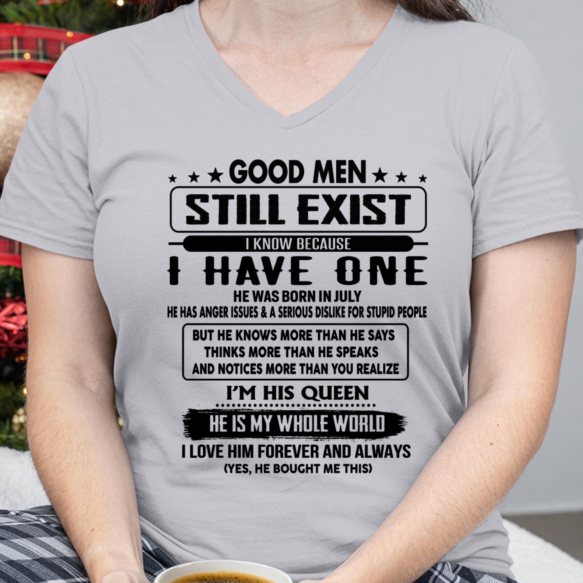 July - Good men Still Exist - gift for your girlfriend, wife from Husband - NGHL07 (SKU-GM-07)